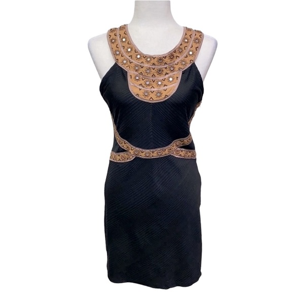 Free People Mirrored Bibbed Neck Dress - Picture 2 of 7